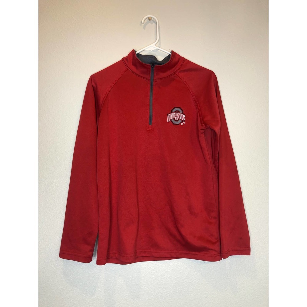 colosseum red osu ohio state pullover small